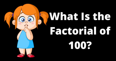 What is the Factorial of Hundred